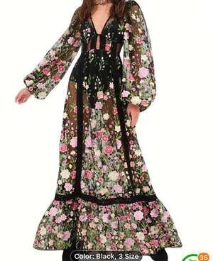 New gorgeous floral dress